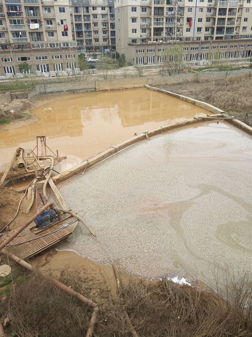六弓乡沉淀池淤泥清理-厂区废水池淤泥清淤